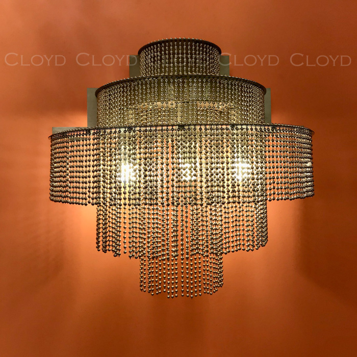 Бра Cloyd ONASSIS W4 / выс. 27 см - хром (арт.20371)