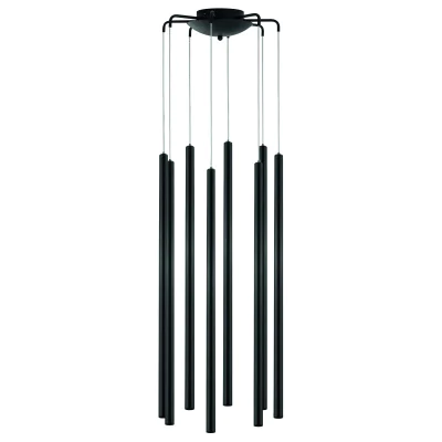 Подвесная люстра TUBO LED 40W 2560LM 25G ЧЕРНЫЙ 4000K Lightstar L8T747347