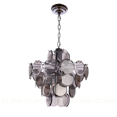 Люстра Cloyd LINZE C8 / Ø55 см - хром (арт.10582)