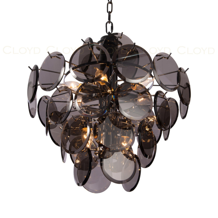 Люстра Cloyd LINZE C8 / Ø55 см - хром (арт.10582)