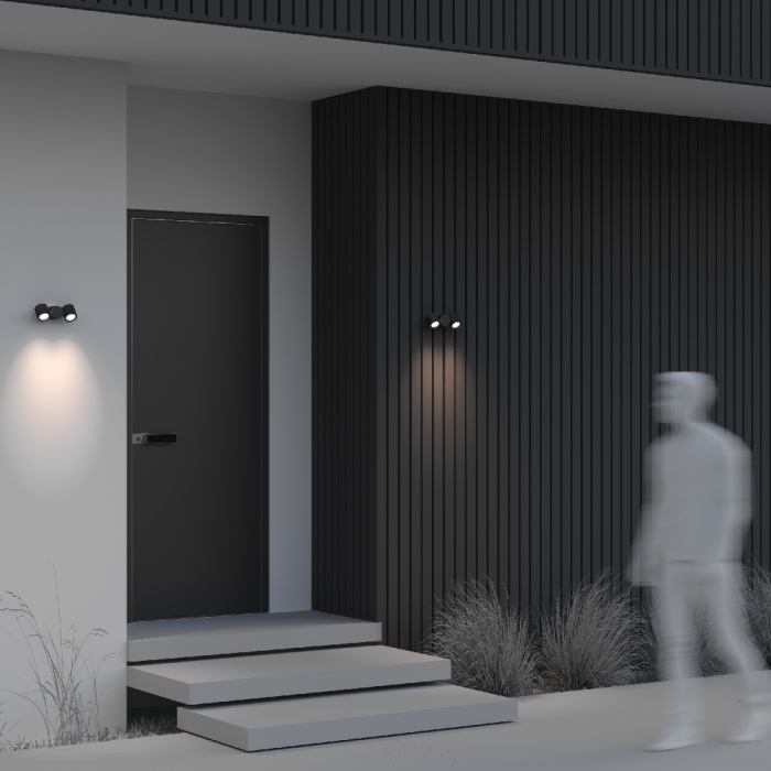 Уличный настенный светильник Maytoni Wall street O010WL-02B