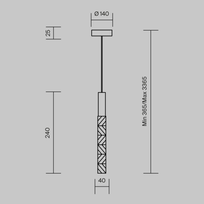 Подвесной светильник Maytoni Modern MOD328PL-L3CH3K