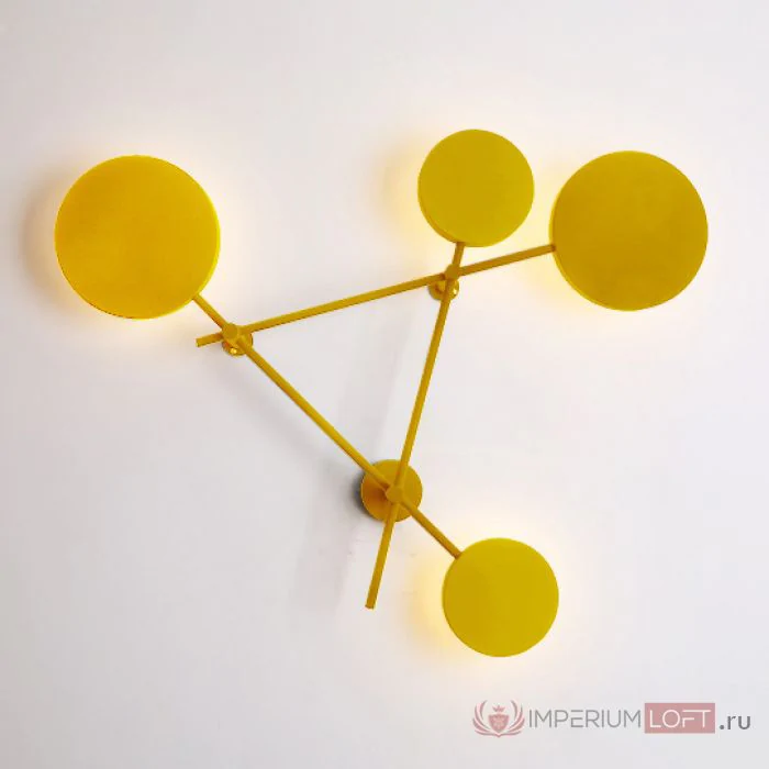Бра Iride Bernhardt dots 100 cm Желтый ImperiumLoft