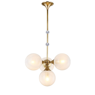 Люстра Cloyd TAOS-B C4 / Ø53 см - латунь (арт.10860)