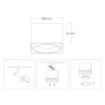 Накладной точечный светильник GX53 Ambrella light TN70865