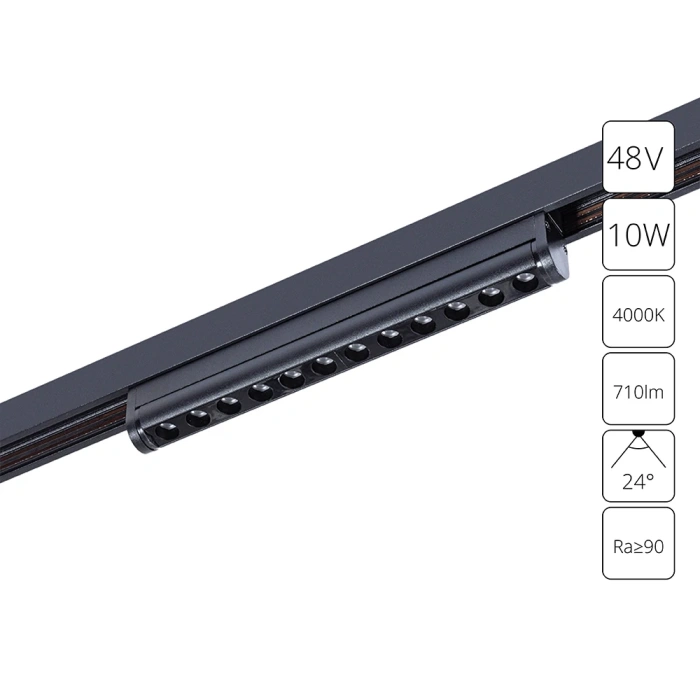 Магнитный трековый светильник Arte Lamp OPTIMA A7268PL-1BK