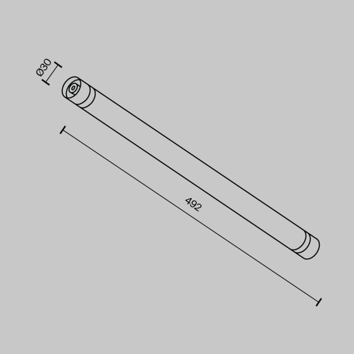 Соединитель для модульной системы Maytoni CA011-L500-B