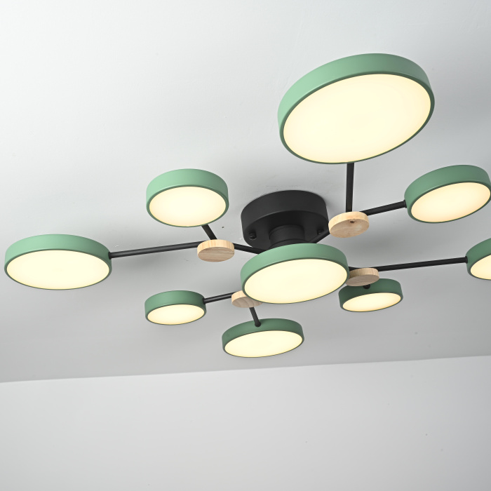 Потолочная люстра GAMMA D98 Green ImperiumLoft