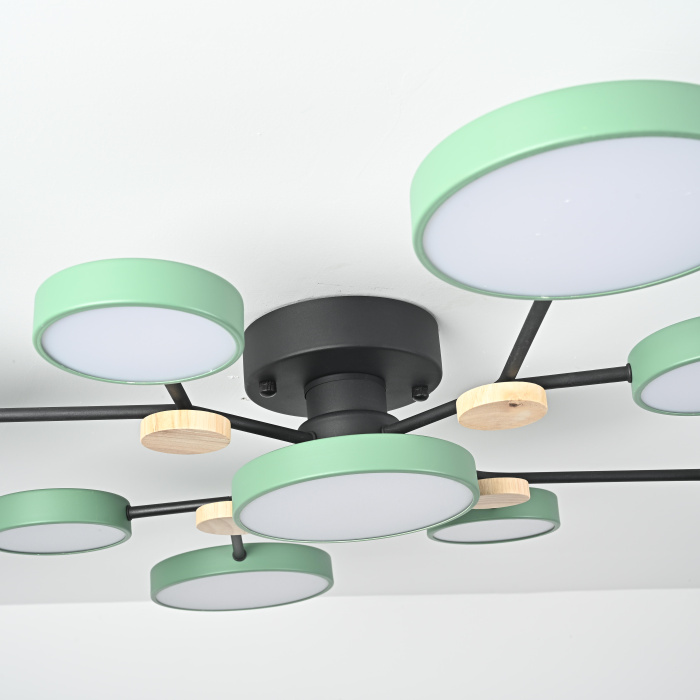 Потолочная люстра GAMMA D98 Green ImperiumLoft