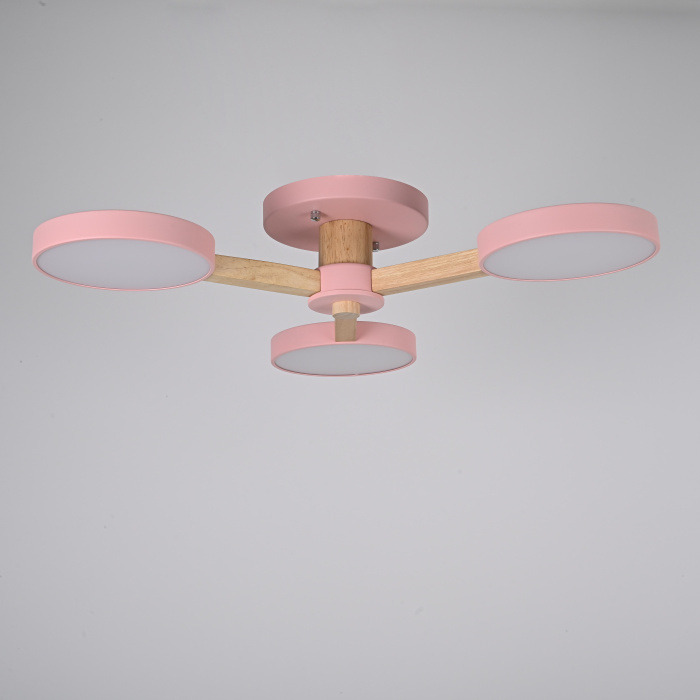 Потолочная люстра TURNA 3 Pink ImperiumLoft