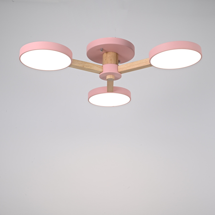 Потолочная люстра TURNA 3 Pink ImperiumLoft