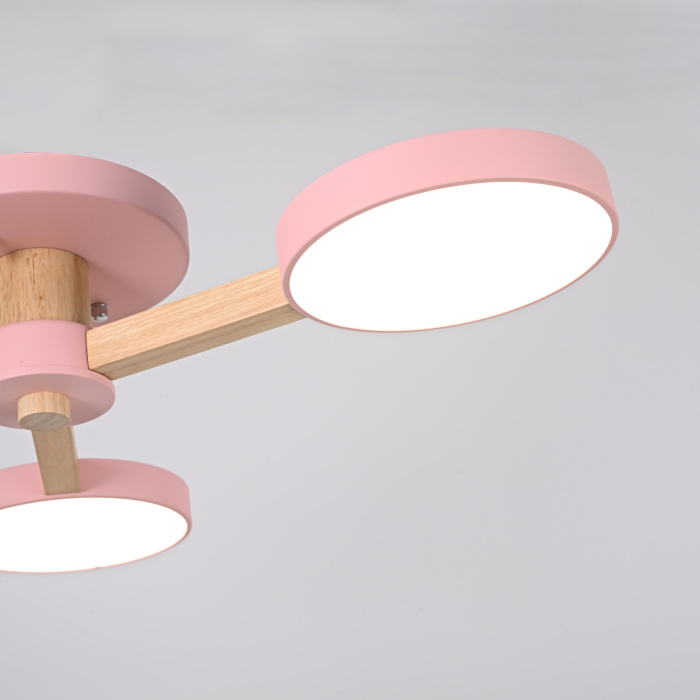 Потолочная люстра TURNA 3 Pink ImperiumLoft