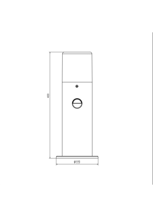 Уличный наземный светильник GARDEN ESCADA 10179/T