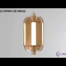 Светильник подвесной Crystal Lux AMARILLO SP18W LED BRASS