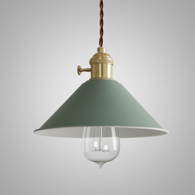 Светильник подвесной BRAID зеленый ImperiumLoft