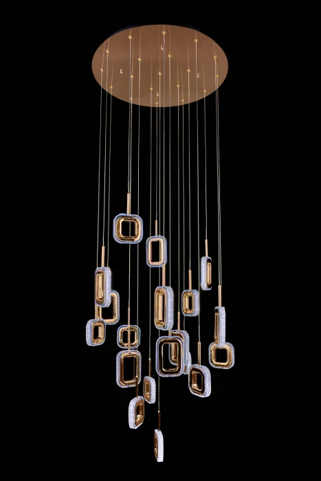 Подвесная люстра Leon Theona LE7701/19 Gold