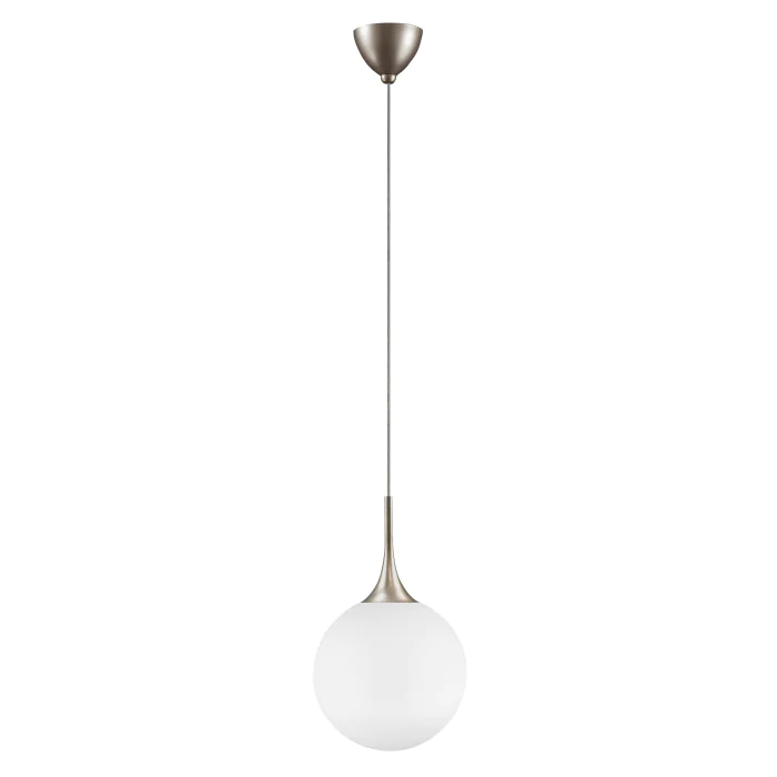 813033 (MD5087-1GL)  Подвес GLOBO 1х40W  E14 champagne gold/white (в комплекте)