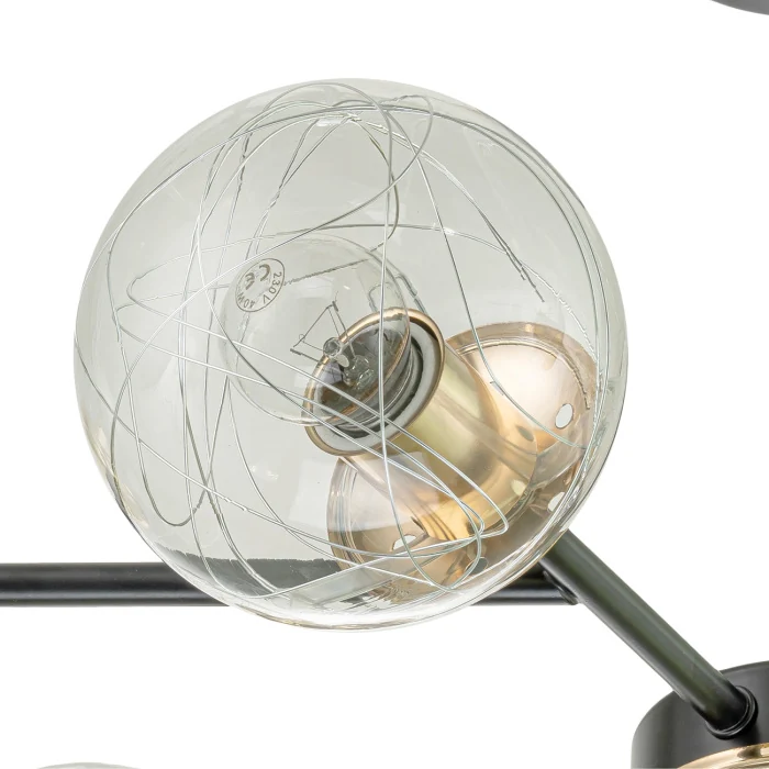 Потолочная люстра на штанге MIRACLE ESCADA 1146/8P