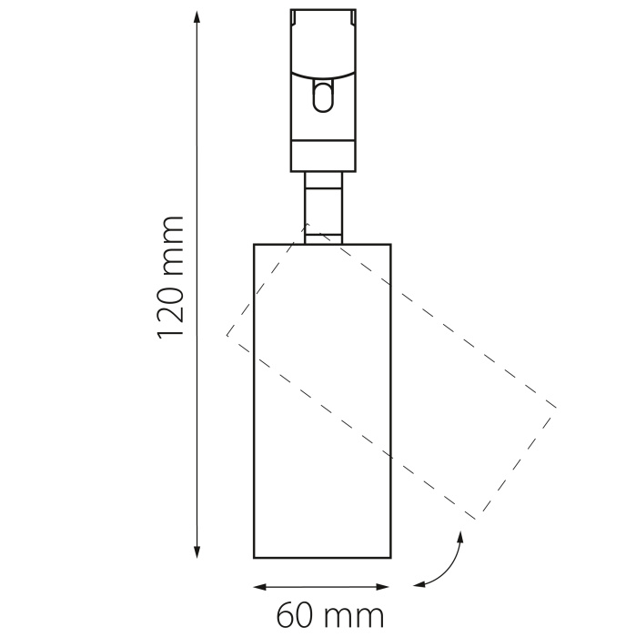 Светильник для трека Due Lightstar 207337