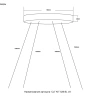 Подвесной комплект 4 троса SPACE Crystal Lux CLT KIT 526 BL V2