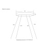 Подвесной комплект 4 троса SPACE Crystal Lux CLT KIT 526 BL V2