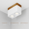 Накладной светильник Ledron TUBING 2 Wooden 30 White