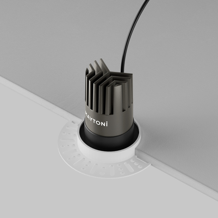 Встраиваемый светильник Maytoni Dip DL119-10W-2.7K-TRS-B