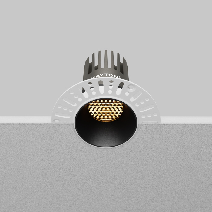 Встраиваемый светильник Maytoni Dip DL119-10W-2.7K-TRS-B