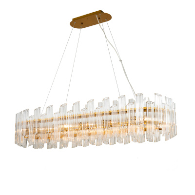 Люстра подвесная Delight Collection KG0769P-12L clear/ brass