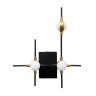 Настенный светильник Delight Collection Molecular MB18001067-3A black/gold