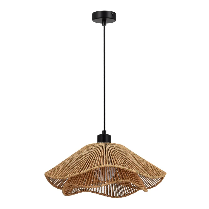 Светильник подвесной бежевый/черный E27 1*40W SLE6023-603-01