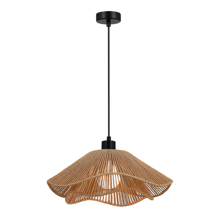 Светильник подвесной бежевый/черный E27 1*40W SLE6023-603-01