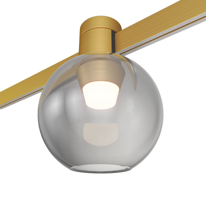 Магнитный трековый светильник FARM Золотистый LED 1*3W 4000K 89Lm Ra90 120 IP20 D85xH1 ST819.246.03
