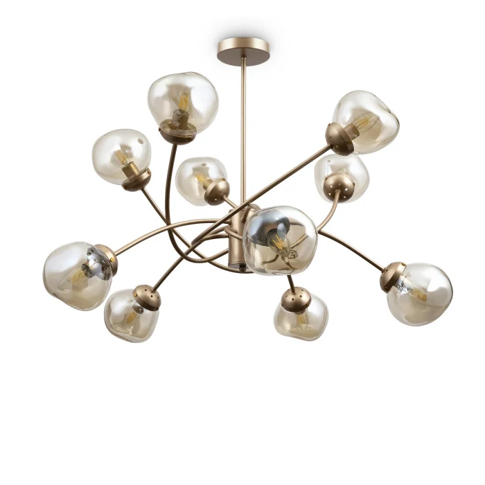 Люстра на штанге Freya Volani FR8017PL-10MG