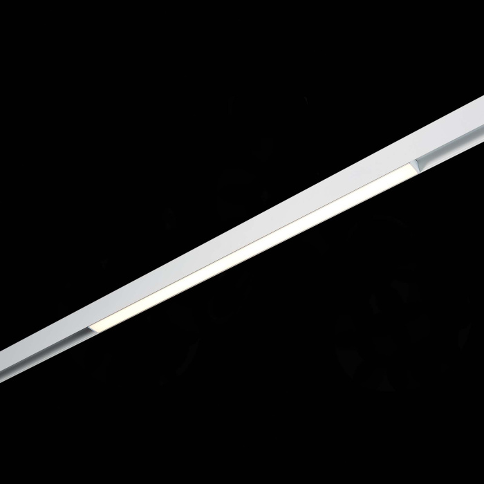 Магнитный трековый светильник Белый LED 1*20W 3000K 1 300Lm Ra>90 120 IP20 L606xW22xH44 ST360.536.20