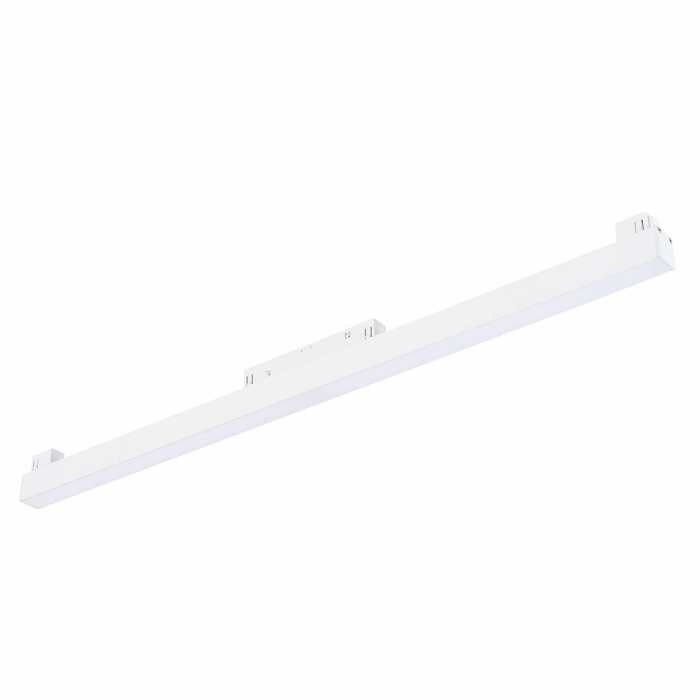 Магнитный трековый светильник Белый LED 1*20W 3000K 1 300Lm Ra>90 120 IP20 L606xW22xH44 ST360.536.20