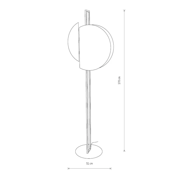 Торшер Nowodvorski Sunset Dark Wood/Gold 7647