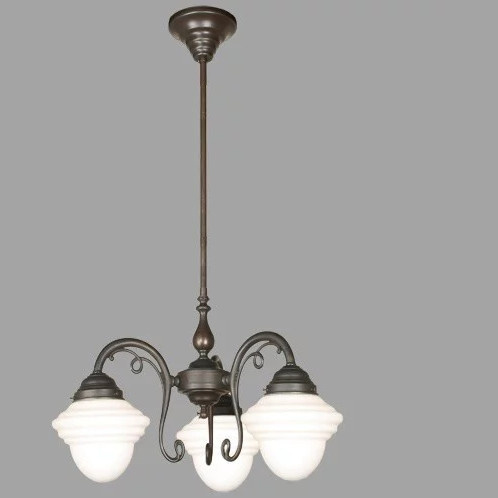 Люстра на штанге Berliner Messinglampen D15-121opA