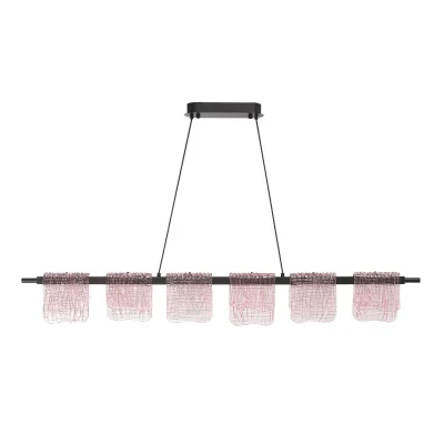 Светильник подвесной ST-Luce черный/розовый LED 1*36W 3000K SL6021.403.36