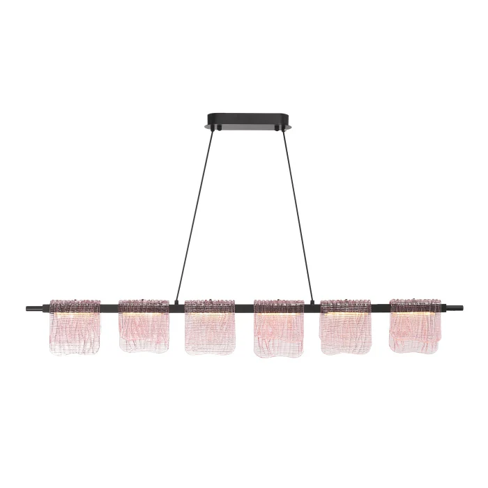 Светильник подвесной ST-Luce черный/розовый LED 1*36W 3000K SL6021.403.36