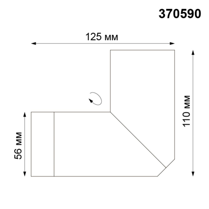 Плафон к артикулам 370517 - 370518 Novotech Elite 370590