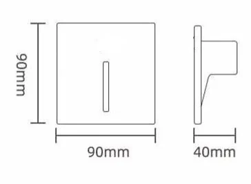 Подсветка для ступеней ITALLINE IT015-0301+IT015-0302 white
