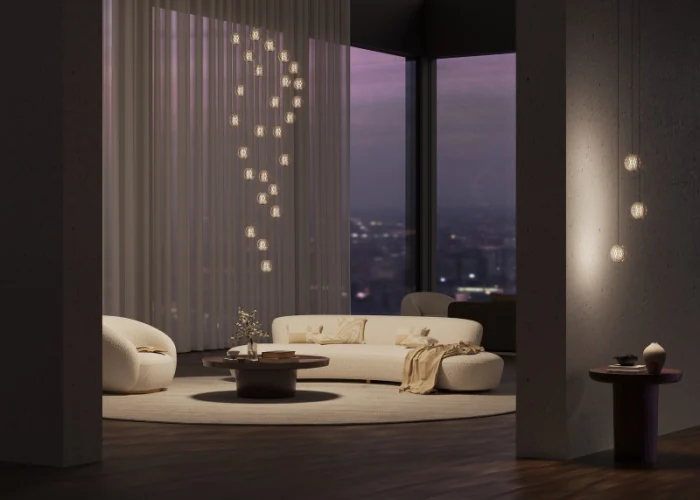 Каскадная люстра Maytoni MOD293PL-L18BS3K