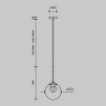 Подвесной светильник Maytoni Basic form MOD521PL-01G3
