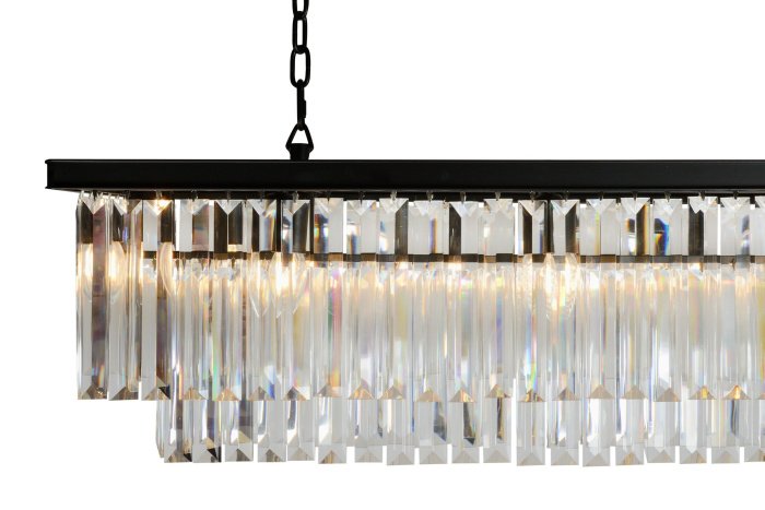 Подвесная люстра iLamp Triumph 6118-1000 Черная