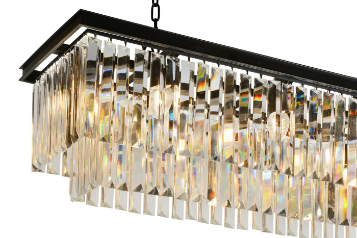 Подвесная люстра iLamp Triumph 6118-1000 Черная