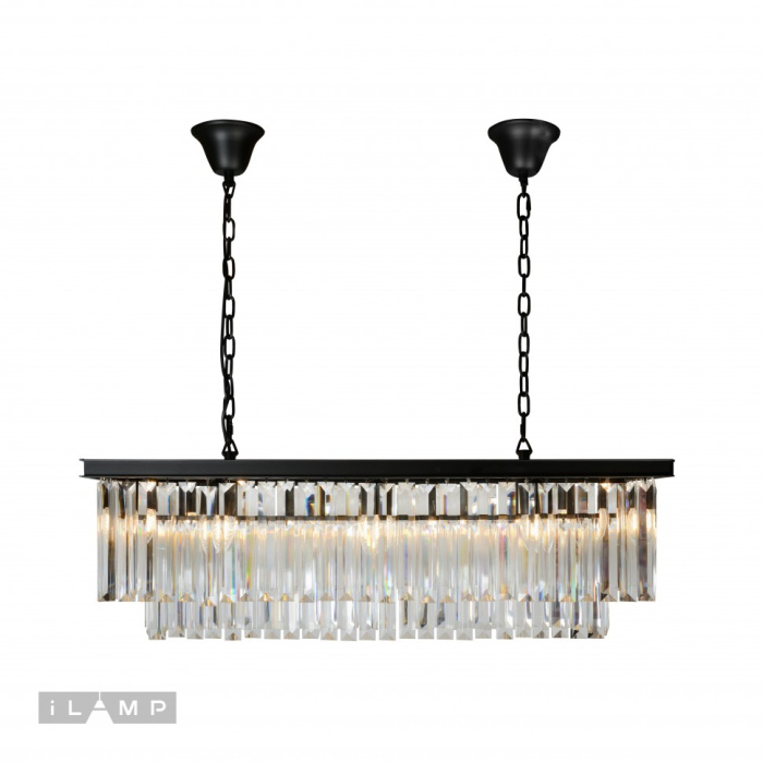 Подвесная люстра iLamp Triumph 6118-1000 Черная