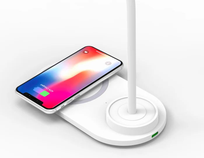 Светодиодная настольная лампа с беспроводной зарядкой Ambrella light DE588