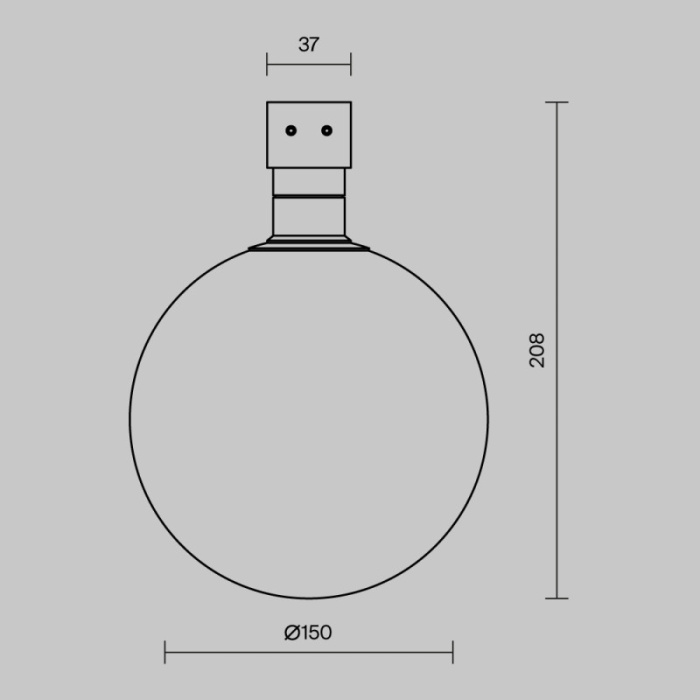 Светильник на шине Maytoni O-TR01-2-S-9WB3K