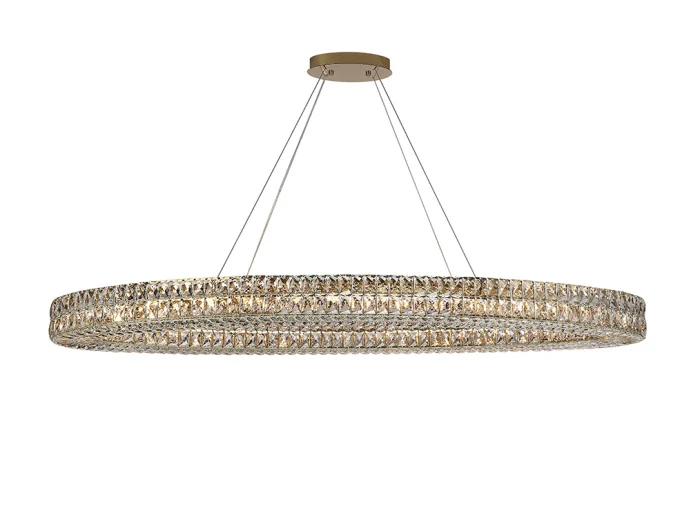 Подвесной светильник Newport 8550/160 C oval gold polished М0071311